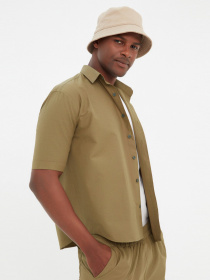 Сорочка повсякденна Trendyol модель TMNSS22GO0273/Koyu Haki Сорочка повсякденна Trendyol модель TMNSS22GO0273/Koyu Haki Фото