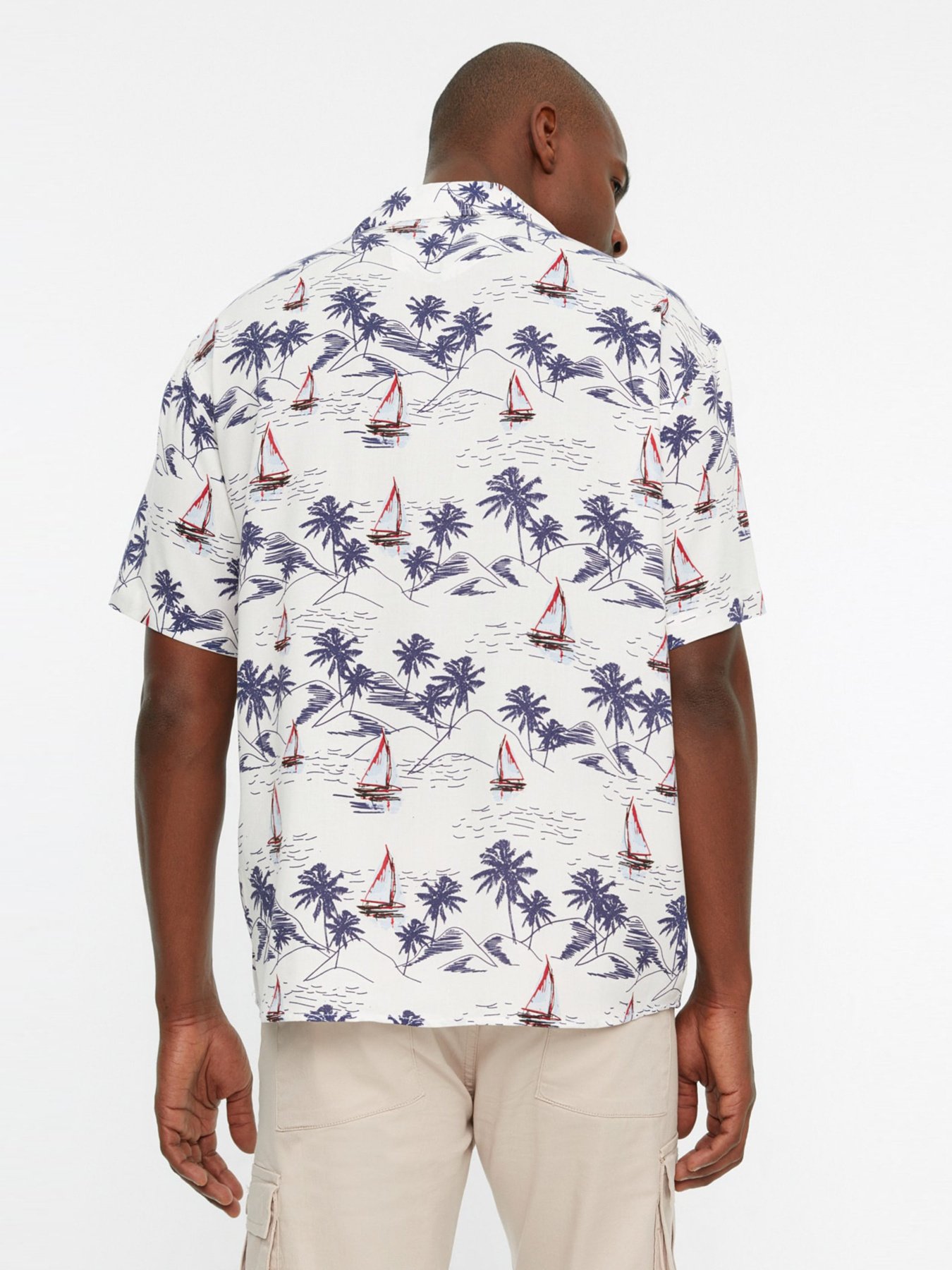 Рубашка Trendyol модель TMNSS22GO0418/Beyaz Фото