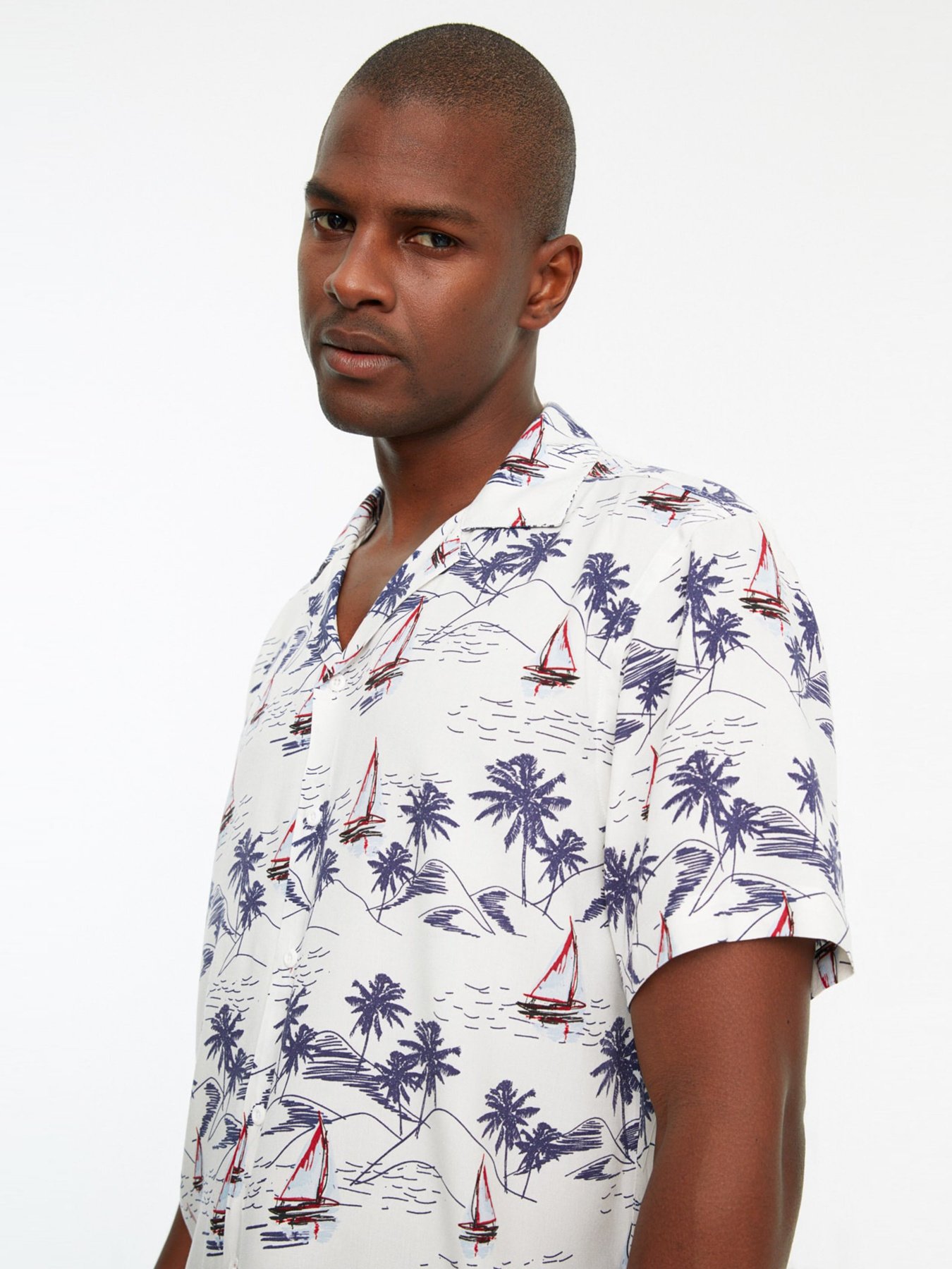 Рубашка Trendyol модель TMNSS22GO0418/Beyaz Фото