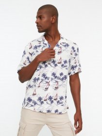 Рубашка Trendyol модель TMNSS22GO0418/Beyaz Фото