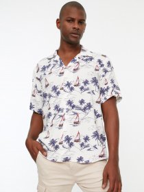 Рубашка Trendyol модель TMNSS22GO0418/Beyaz Фото