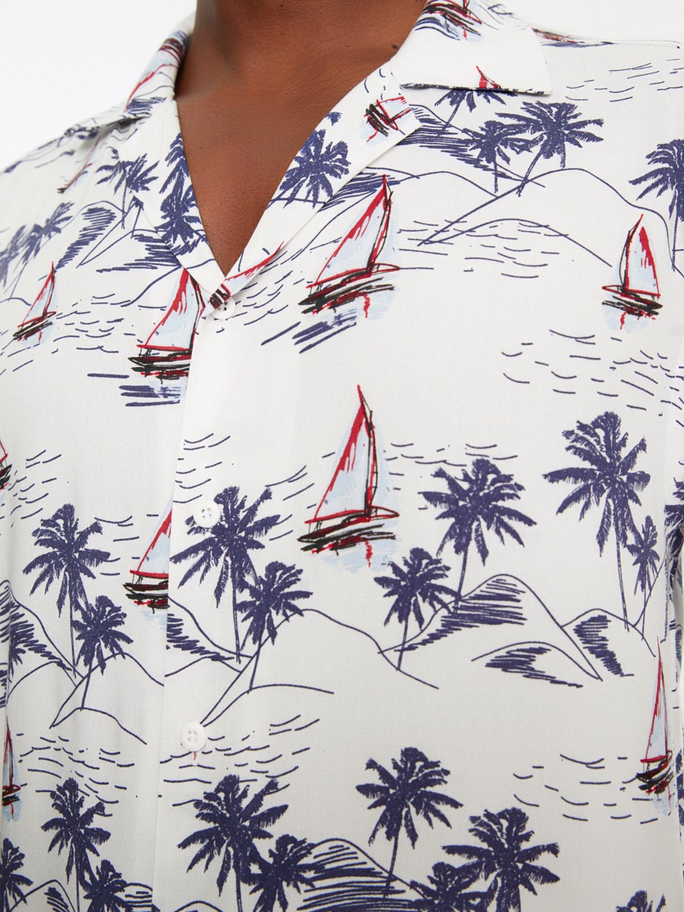 Сорочка повсякденна Trendyol модель TMNSS22GO0418/Beyaz Фото