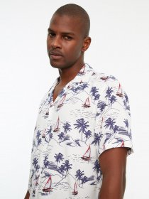 Сорочка повсякденна Trendyol модель TMNSS22GO0418/Beyaz Фото