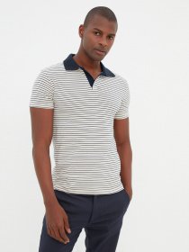 Поло Trendyol модель TMNSS22PO0046/Ekru Фото