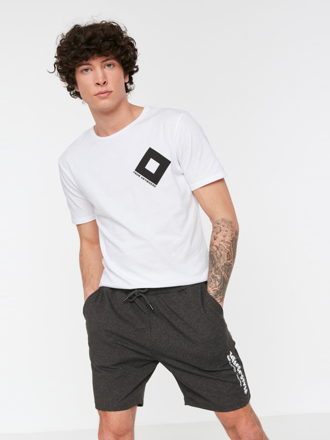 Шорти Trendyol модель TMNSS22SR0266/Antrasit Фото