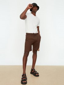 Шорти Trendyol модель TMNSS22SR0417/Kahverengi Фото