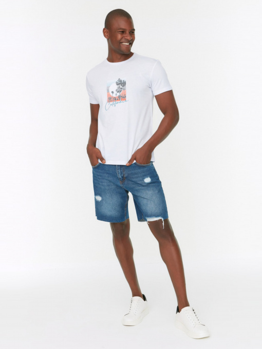 Шорты Trendyol модель TMNSS22SR0556/Lacivert Фото