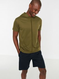 Футболка Trendyol модель TMNSS22SW0178/Haki Фото