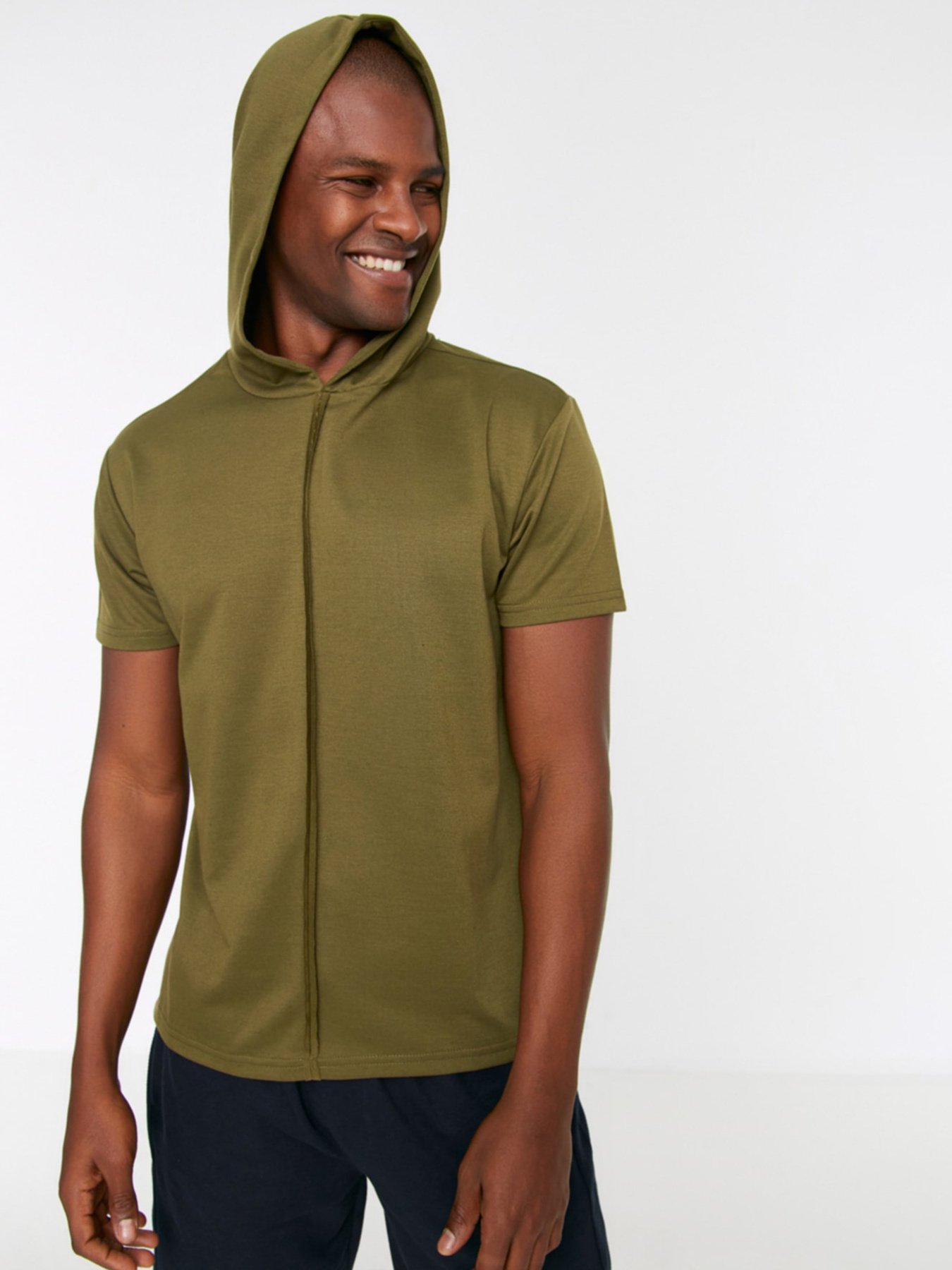 Футболка Trendyol модель TMNSS22SW0178/Haki Фото