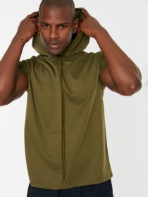 Футболка Trendyol модель TMNSS22SW0178/Haki Фото