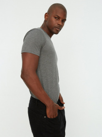 Футболка Trendyol модель TMNSS22TS0270/Antrasit Фото