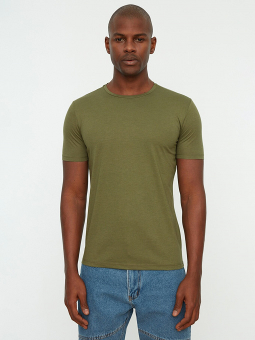 Футболка Trendyol модель TMNSS22TS0270/Haki Фото