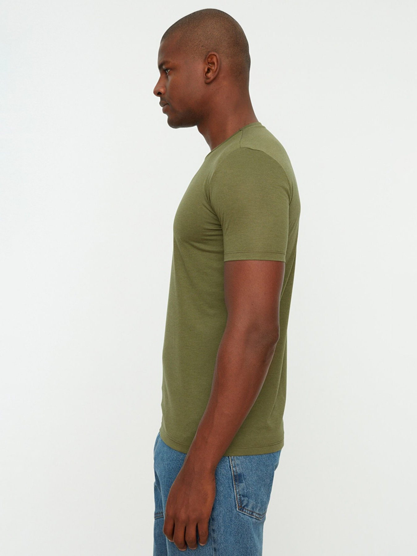 Футболка Trendyol модель TMNSS22TS0270/Haki Фото