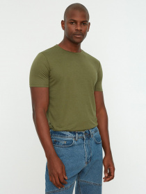 Футболка Trendyol модель TMNSS22TS0270/Haki Фото
