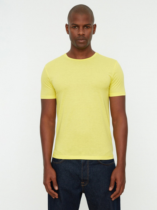 Футболка Trendyol модель TMNSS22TS0270/Sari Фото