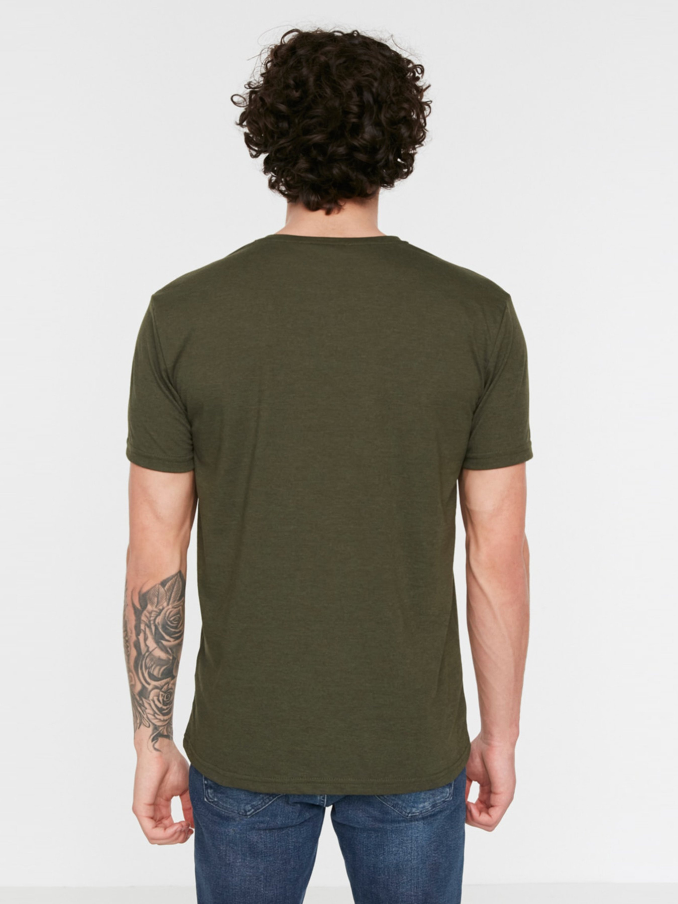 Футболка Trendyol модель TMNSS22TS0271/Haki Фото