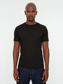 Футболки и поло Trendyol модель TMNSS22TS0271/Siyah Фото