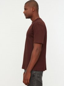 Футболка Trendyol модель TMNSS22TS0273/Kahverengi Фото
