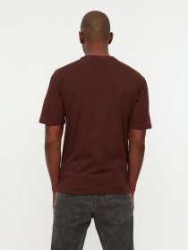 Футболка Trendyol модель TMNSS22TS0273/Kahverengi Фото