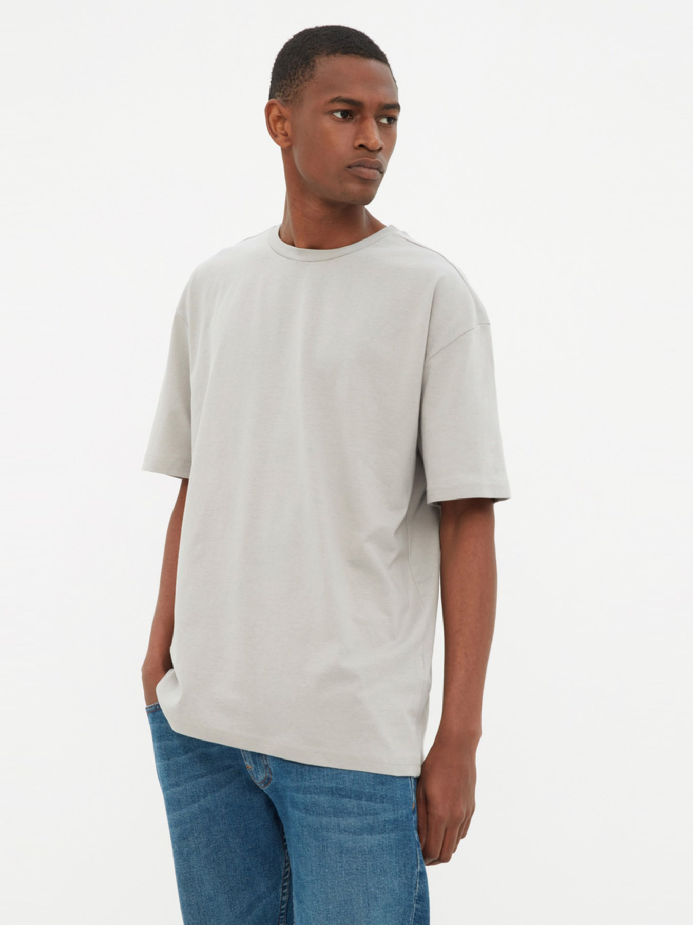 Футболка Trendyol модель TMNSS22TS0274/Gri Фото