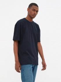 Футболка Trendyol модель TMNSS22TS0274/Lacivert Фото