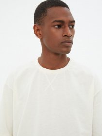 Футболка Trendyol модель TMNSS22TS0280/Ekru Фото