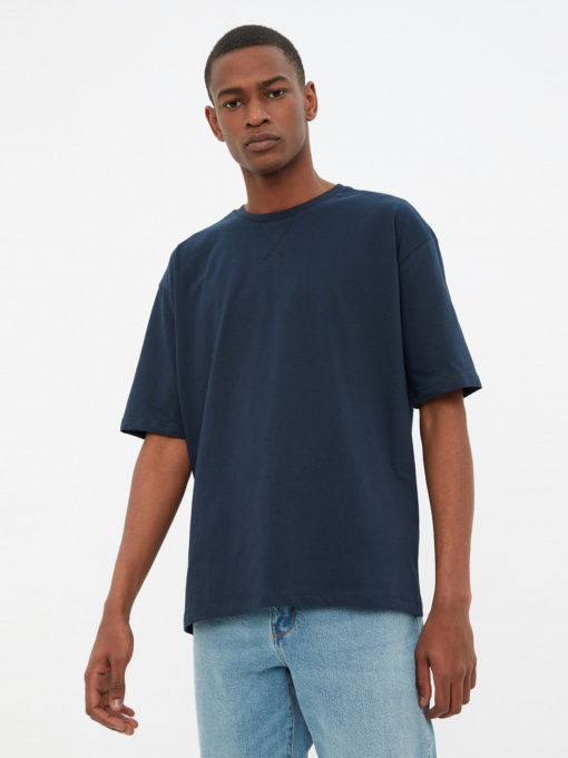 Футболка Trendyol модель TMNSS22TS0280/Lacivert Фото