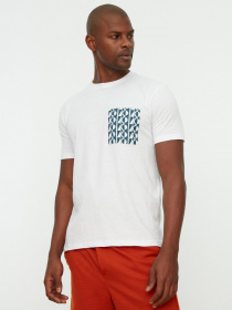 Футболка Trendyol модель TMNSS22TS0406/Beyaz Фото