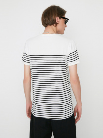 Футболка Trendyol модель TMNSS22TS0454/Ekru Фото