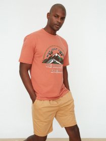 Футболка Trendyol модель TMNSS22TS1210/Kiremit Фото