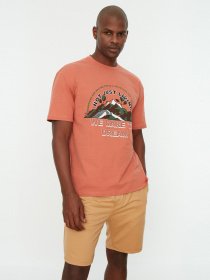 Футболка Trendyol модель TMNSS22TS1210/Kiremit Фото