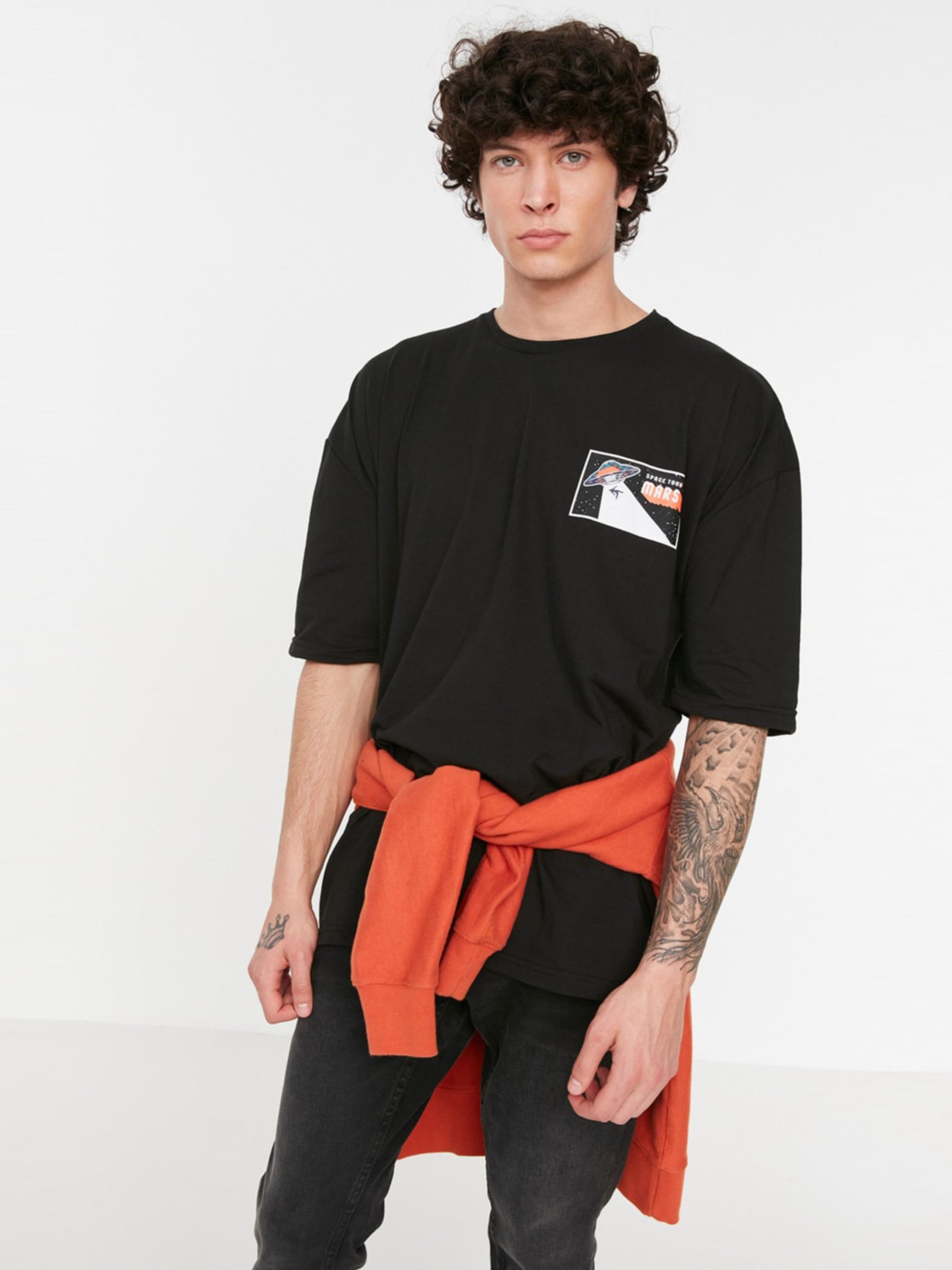 Футболка Trendyol модель TMNSS22TS2098/Siyah Фото