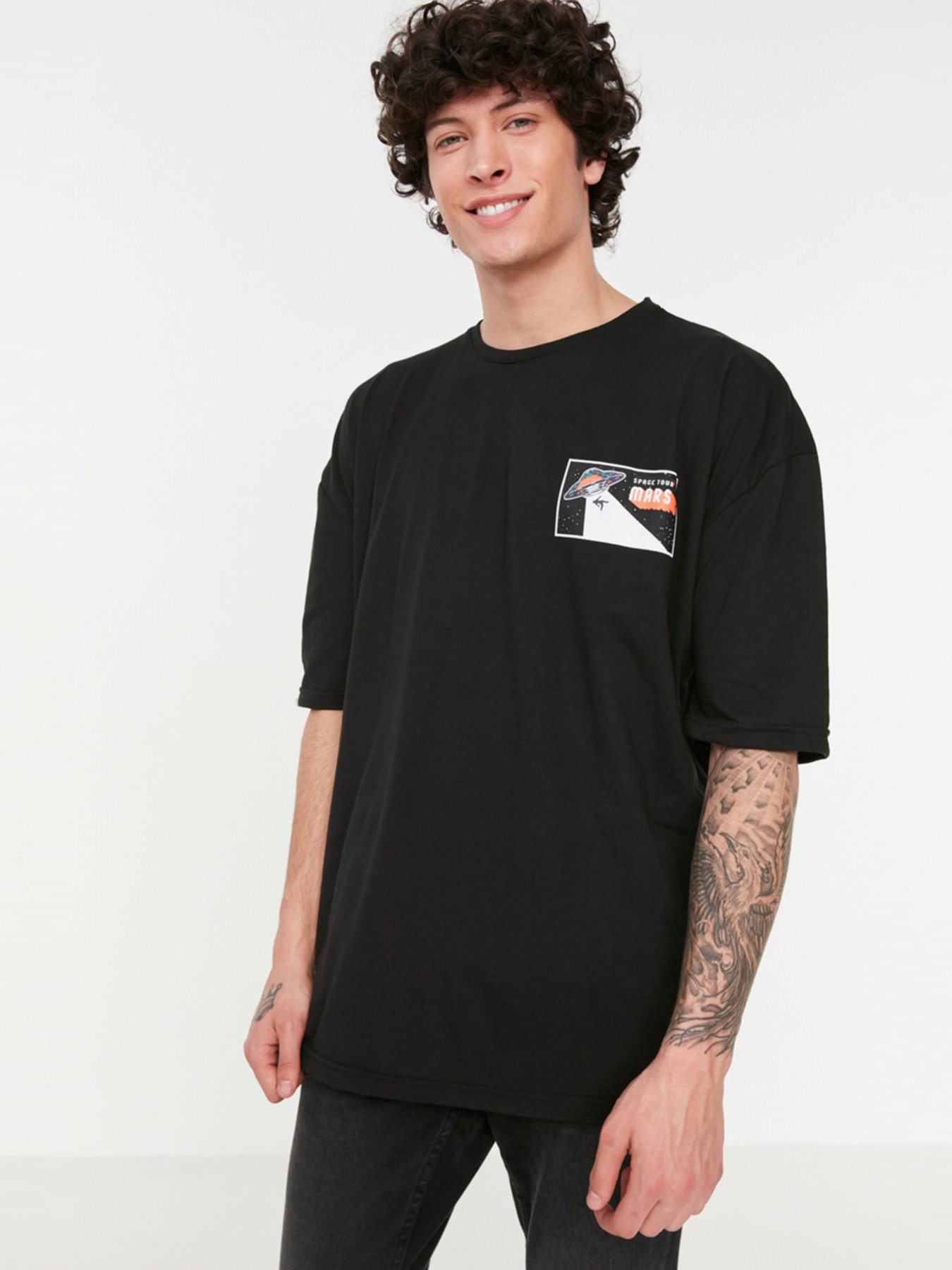 Футболка Trendyol модель TMNSS22TS2098/Siyah Фото