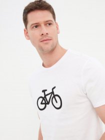 Футболка Trendyol модель TMNSS22TS2269/Beyaz Фото