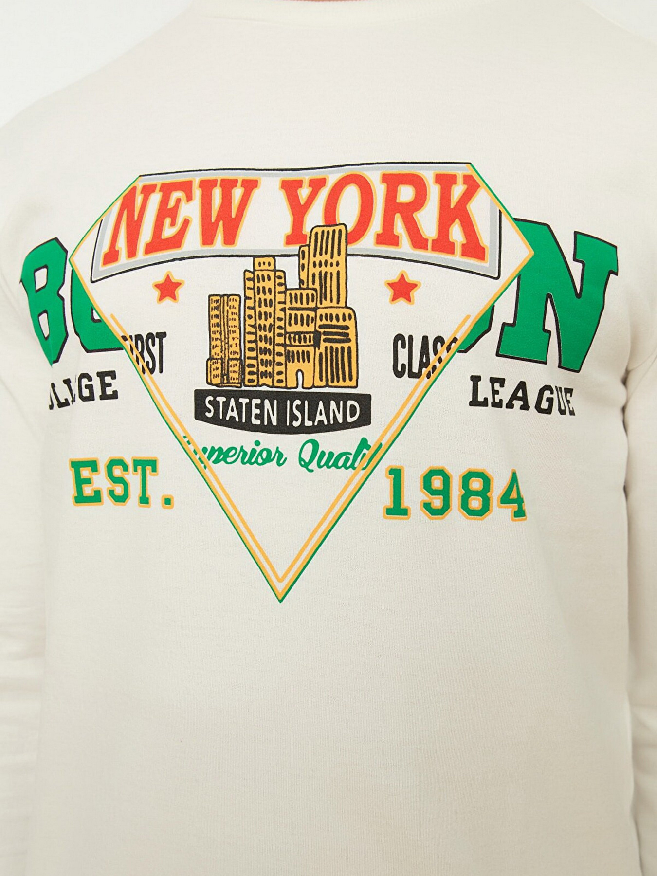 Свитшот Trendyol модель TMNAW22SW0108/Ekru Фото