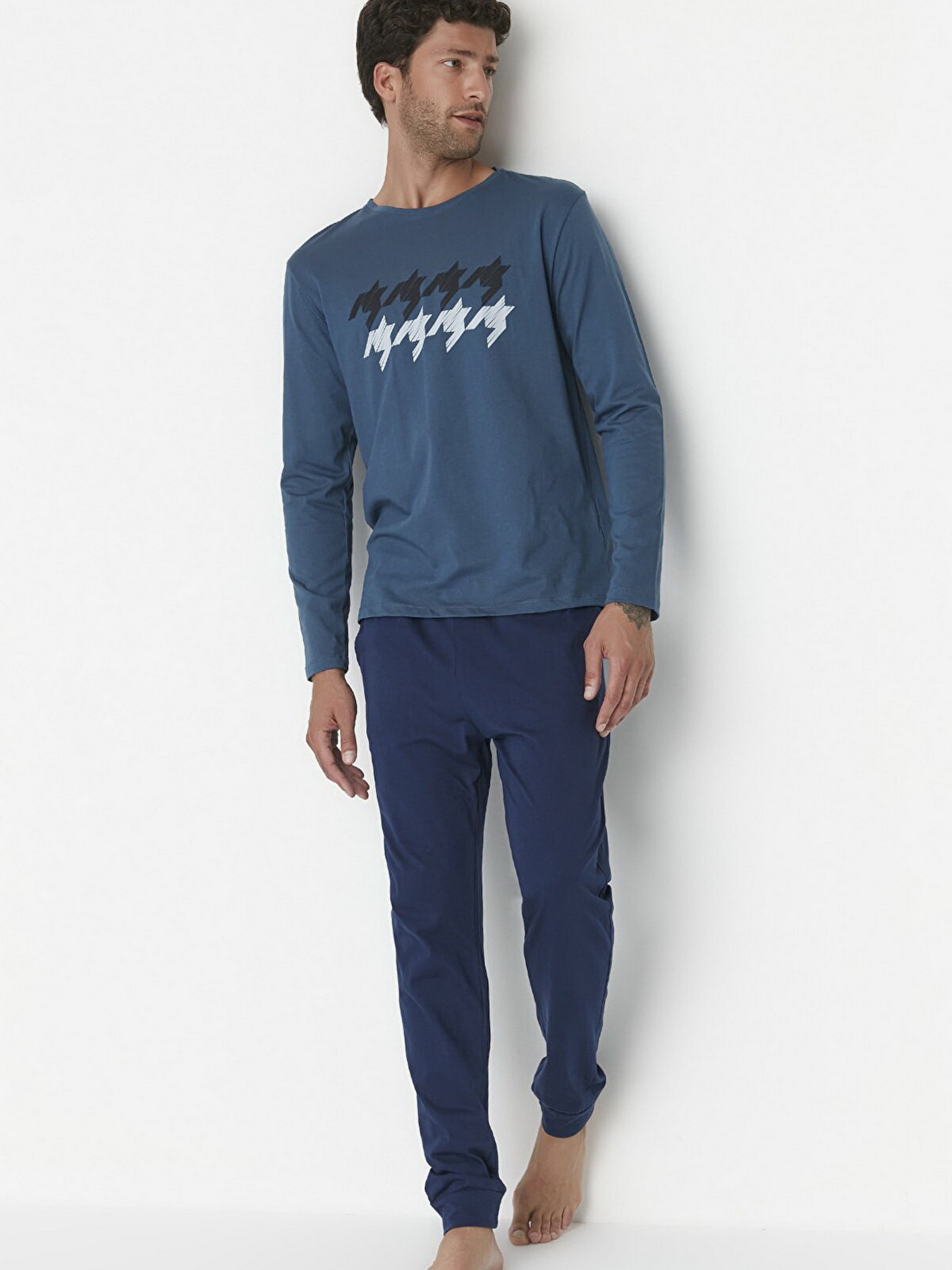 Пижама Trendyol модель TMNAW22PT1065/Lacivert Фото