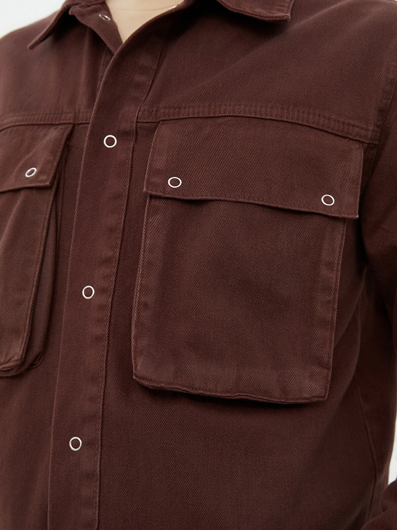 Джинсовая куртка Trendyol модель TMNAW20CE0234/Kahverengi Фото