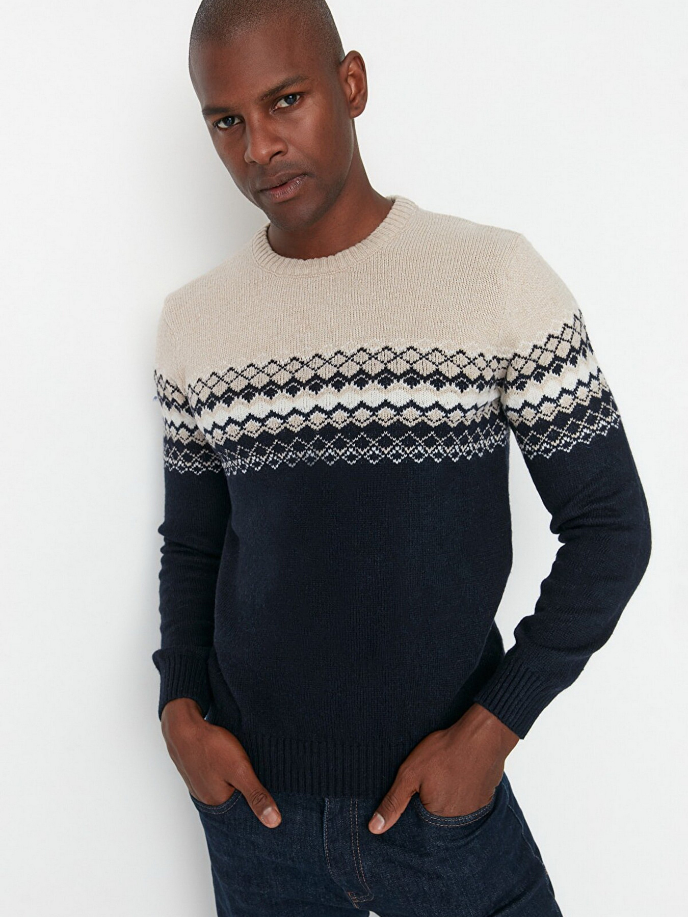 Джемпер Trendyol модель TMNAW21KZ0738/Lacivert Фото