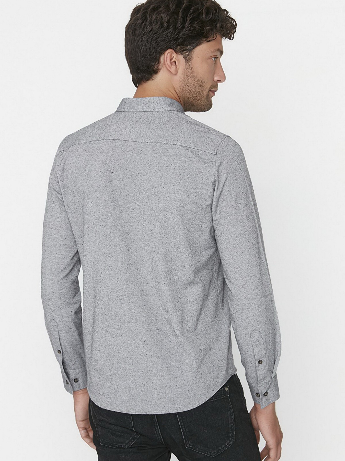 Рубашка Trendyol модель TMNAW20GO0094/Gri Фото