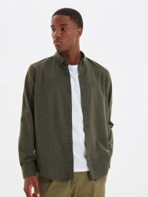 Рубашка Trendyol модель TMNAW20GO0094/Yesil Фото