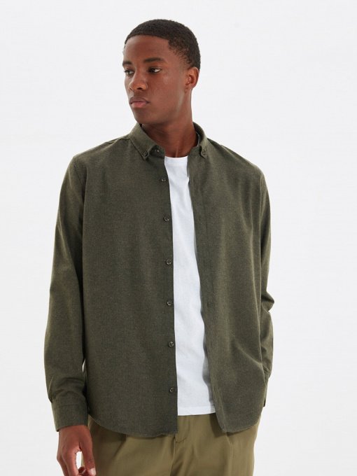 Сорочка Trendyol модель TMNAW20GO0094/Yesil Фото