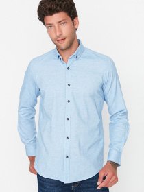 Рубашка Trendyol модель TMNAW20GO0094/Mavi Фото
