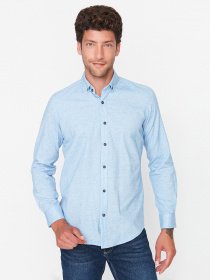 Рубашка Trendyol модель TMNAW20GO0094/Mavi Фото