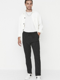 Брюки классические Trendyol модель TMNAW21PL0108/Siyah Фото