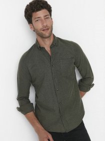 Рубашка Trendyol модель TMNAW20GO0523/Yesil Фото