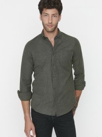 Рубашка Trendyol модель TMNAW20GO0523/Yesil Фото