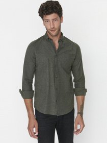 Рубашка Trendyol модель TMNAW20GO0523/Yesil Фото