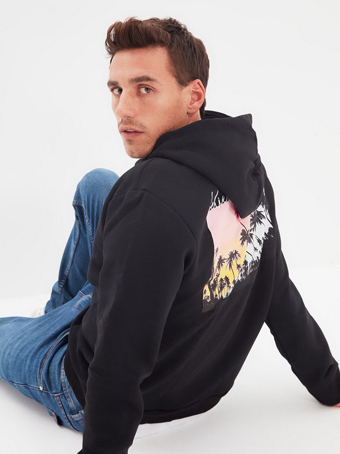 Худи Trendyol модель TMNAW21SW0643/Siyah Фото