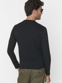 Лонгслив Trendyol модель TMNAW21TS0208/Siyah Фото