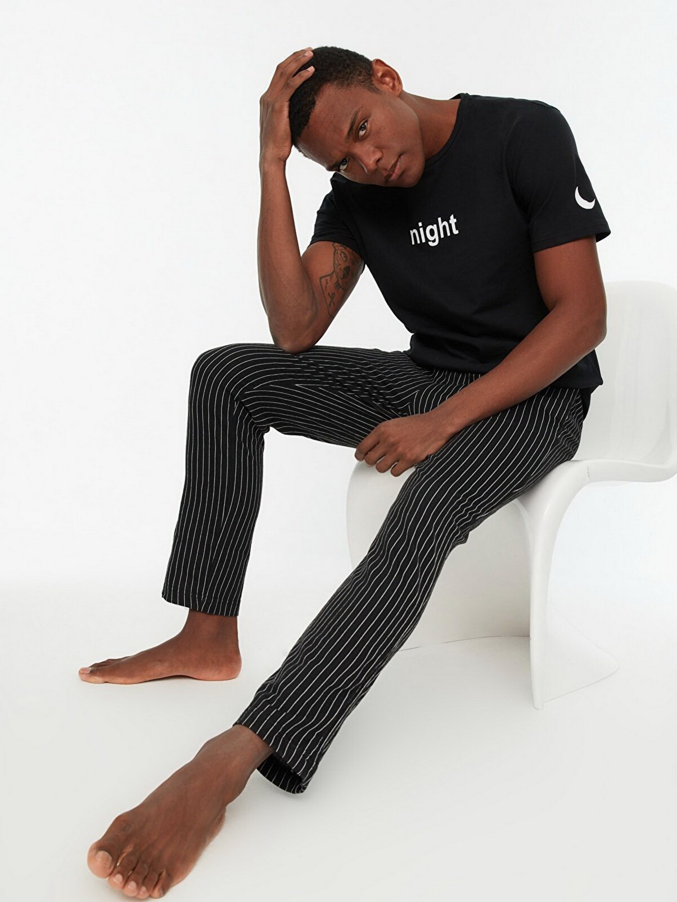 Піжама Trendyol модель THMAW21PT0393/Siyah Фото